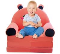 Générique Kids Fold Out Couch, Convertible Sofa Lounger, -Open Sleeper Beds, Soft Foam Padding, Removable Washable Cover, Lightweight Portable Design, Perfect for Boys, Girls, Playroom, Daily Uses