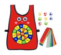 Générique Kids Game Ball, Sticky Throwing Toy Set, Interactive Toss and Catch Game for Outdoor, Park, Indoor, Picnic, School, PE, Lawn Activities, Group Fun, Party, Family Games, 30x20x6 Cm