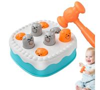 Générique Kids Hammer Toy- Cake Shape Wack Mole Hammer Games Interactive Toys, Pounding Toy Whack Game Toys Preschool Early Learning Games for 1-3 Years Old Boys Girls Fun Educational Play