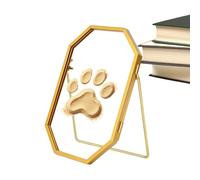Générique Kids Handprint Frame - Metal DIY Artistic Keepsake Footprint Display, Pet Memory Frame | Rustic Home Decor Photo Holder For Bedroom Living Room Office Apartment Dorm Use