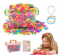 Générique Kids Jewelry Making Kit, Creative Pop Beads Craft Toy for Teens