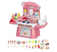 Générique Kids Kitchen Toys, Pretend Play Cooking Set, Educational Role Play Toys, 24 Piece Set for Preschool, Learning, Birthday, Christmas Party, Favors, Home Use, 13.58x11.81x6.5 inches