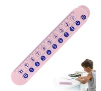 Générique Kids Learning Games - Brain Teasers Toy Interactive Learn Number Rulers, Preschool Learning Toys, Versatile Educational Math Games for Home School Classroom Early Education Activity Kit