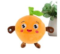 Générique Kids Musical Plush fruittoy- Soft Electronic Singing Pear toy22×10×28cm, Interactive Sensory Learning Toy| fruitOrange & Mixed fruitPlush Doll with Sound, Early Education Musical toyfor to