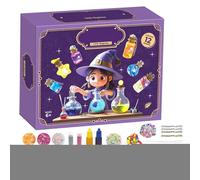 Générique Kids Potion Kits, Magic Craft Bottles, Witch Potion Set, Interactive Science Toy, Educational Halloween Activity for Boys, Girls, Toddler, Classroom, Indoor Play, Purple