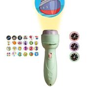 Générique Kids Projector Toy - Learning Torch, 24 Pattern Slide, Educational Image Flashlight, Handheld Mini Cinema | Nursery Night Light, Ceiling Projection for Home Room Boys Girls