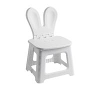 Générique Kids Step Stool for Bathroom - Small Shower and Sitting Stool | Bunny Dinosaur Decorative Cartoon Animal Home Shoe Changing Chair Indoor Outdoor Travel Backpacking Picnic Household