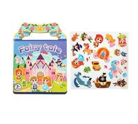 Générique Kids Sticker Book - Quiet Toy Workbook Game, Reusable Activity Book, Early Learning Educational Series, Toys & Games Category, for 0-3 Years Old Boys Girls Travel School Kindergarten