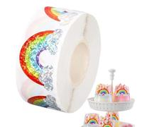 Générique Kids Sticker Roll - 500 Pieces Thin Self Adhesive Decals Sticker