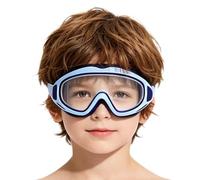 Générique Kids Swim Goggles - Anti Fog Swimming Eyewear for Children | Soft Silicone Frame with Adjustable Strap, Wide View Lens Design, Leak Resistant Eye Protection for Pool Training Beach Use