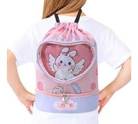 Générique Kids Swimming Bag - Lightweight Cartoon Dry Wet Separated Drawstring Pool Accessories | Waterproof Swim Bag | Kids Swimming For Camping Travel Beach School Use Activities Sports Gym
