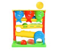 Générique Kids Track Ball Toy - 25×12.5×27cm Light Up Sliding Tabletop Game with Music, Educational Interactive Ball Track Toy Learning Playroom Girls Preschool