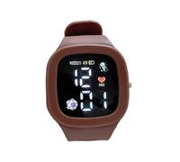 Générique Kids Watches Digital Sport Watch for Girls Boys, Square Wristwatches Glow-in-The-Dark Colorful LED Display, No App Waterproof Watches for Teens Students Ages 5-12