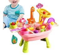 Générique Kids Water Table - 25.5 inch Dinosaur Sand Water Play Toy Set