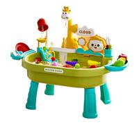 Générique Kids Water Table, Outdoor Toddler Station, Pretend Play Sink, Interactive Fishing Game, Multi-Activity Toy Set, Summer Beach Park Camping Patio Daycare Preschool Indoor Fun