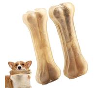 Générique Kielzeiten - Beef Taste Toys Care Toys | Les Chiots Mordent Jouets Contre L'ennui | Bone Robuste Look Caust Stick Fait De Toile De Vache pour Chiens De Toutes Les Races pour Le Ne
