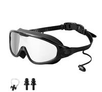 Générique Kiggles Goggles, Kiggles Safe and Smart Swim Goggles for Kids, HD Waterproof and Anti-Fog UV Swimming, for Swim,Beach (Black 1 (Adult 14+))