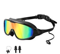 Générique Kiggles Goggles, Kiggles Safe and Smart Swim Goggles for Kids, HD Waterproof and Anti-Fog UV Swimming, for Swim,Beach (Black 3 (Adult 14+))