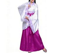 Générique Kimono Japonais Enfant Hanfu Costume Traditionnel Chinois Costumes avec Accessoires Deguisement Carnaval Fille Scène Théâtre Jouer à L'opéra Cosplay Spectacle Traditionnel Folle Robe