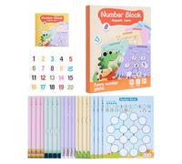 Générique Kindergarten Math Toy - Early Education Magnetic Number Learning, Science and Teaching Aid | Fun Number Array Educational Toy for Nursery, Travel, and Early Childhood Learning