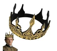Générique King Cosplay,Parure de Tête Vintage Thème Sombre | Accessoire Cosplay | pour Créateurs de Contenu, Événements Halloween, Fêtes, Scène, Conventions Comic, Cinéma, Bals Masqués
