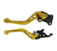 Générique Kit 2 Pièces Levier de Frein et Embrayage Moto Réglable Aluminium Antirouille