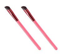 Générique Kit 2 Pinceaux Maquillage Sourcils Manche en Caoutchouc pour Maquillage des Yeux et Sourcils, Adapté aux Filles et Femmes