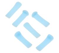 Générique Kit 6 Pièces de Cuillères à Oreilles en Silicone Léger et Confortable pour Adultes, Accessoires de Nettoyage Oreille Embouts Souples pour Retirer le Cérumen