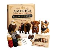 Générique Kit Animal Feutre Création de Créatures en Tissu
