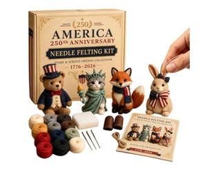 Générique Kit Animal Feutre Création de Créatures en Tissu