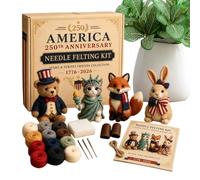 Générique Kit Animal Feutre Matériel de bricolage créatif
