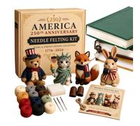 Générique Kit Animal Feutre Matériel de Bricolage créatif