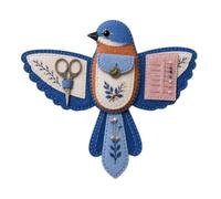 Générique Kit Animaux Feutrine Kit DIY Boîte Oiseau Pliable