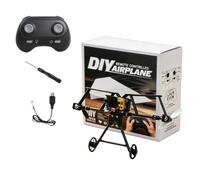 Générique Kit Avion en RC, Jouet DIY Électrique Télécommandé pour