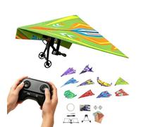 Générique Kit Avion Papier RC Moteur Électrique Gyroscope DIY Jouet Volant