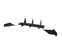 Générique Kit Carrosserie Séparateur Becquet Lèvres Pare-Chocs Diffuseur Arrière pour Megane pour E-Tech Électrique 2021 2022 2023 2024 Pas pour PHEV Pare-Chocs Arrière Côté Spoiler