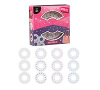 Générique Kit Cheveux Bedazzler,c | Hair Gem Stamper, Outil de Coiffure Glam Bling, Ensemble de Recharge de Bijoux de Cheveux Bricolage pour, Ensemble de Jouets pour