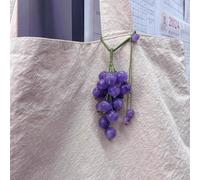 Générique Kit Créatif Porte-Clés DIY,Charm Sac en Forme de Raisin Artisanal | Accessoires Sac Compact Porte-Clés Tendances Cadeau Ados Adultes