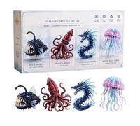 Générique Kit Création Animaux en Perles - 3D Mignon Et Avec Instructions - Kit DIY Animaux En Perles | Pour Famille Amis Créateurs Passionnés De Loisirs Créatifs Meuble Vitrine Bibliothèque Table De