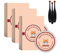 Générique Kit Crème et Brosse Anti-Traces de Larmes pour Animaux - Détachant Doux pour Chiens et Chats - Baume Sûr et Efficace pour Éclaircir et Prévenir Les Taches - 30 g (3Pièce)