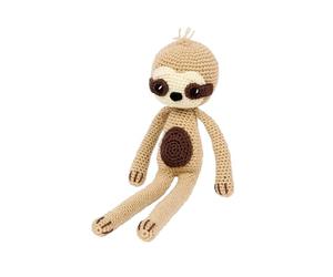 Générique Kit Crochet Amigurumi Complet - Girafe 37 cm - Renard 30 cm - Paresseux 30 cm - Coffret DIY Crochet Débutant - Matériel Inclus - Loisirs Créatifs Adulte (Sally the Sloth)