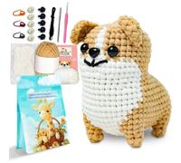 Générique Kit Crochet DéButant Complet, Kit Crochet Poussin Chiot Pingouin Amigurumi, avec Instructions, DIY Poupées Faites à la Main, Convient aux Adultes et Aux Enfants (B)