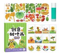 Générique Kit d'Activité Artistique Feuilles pour Enfant - Kit Artistique Feuilles d'Action de Grâce pour - Ensemble de Création Manuelle Éducative pour Tout-Petits et Ados