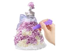 Générique Kit d'Activités Créatives Princesse pour,Kit de Création de Robe Fait Main | Set De Loisirs Créatifs Sur Le Thème Princesse - Pour Maison Voyage École Maternelle Intérieur