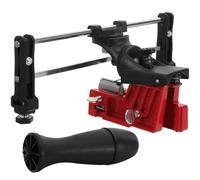 Générique Kit D'affûtage de Chaîne de Tronçonneuse Compact, Guide D'affûtage Pratique en Matériau Solide, Outil Professionnel pour Entretien Rapide Compatible avec Différents Types