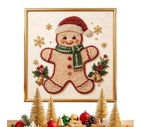 Générique Kit d'Art de Perles Déco Fenêtre en Strass Noël avec Cadre