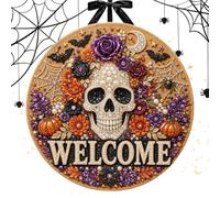 Générique Kit D'Art En Perles Halloween Panneau de bienvenue festif