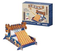 Générique Kit d'artisanat de Tissage, Jouets de métier à pour, Ensemble d'artisanat en Boucle avec Apprentissage des compétences, Boucles en Tissu colorées, Style 'Artisanat éducatif, AP