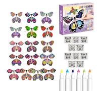 Générique Kit d'artisanat Papillon Papillon Volant, Jouet Volant, de fée Magique, féerique Magique, Jouets à Ressort et à remonter pour fête d'anniversaire et de Mariage