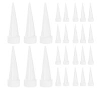 Générique Kit de 100 Embouts de Calfeutrage en Plastique Blanc, Outil de Calfeutrage Précis, Performance Fiable et Utilisation Pratique pour Applications Industrielles
